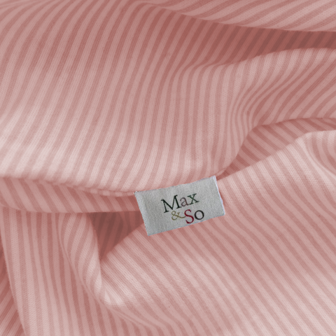 Max&So Baby Lounger Cover for Newborn - Stripe Pink Max&So Baby Lounger Cover for Newborn - Stripe Pink