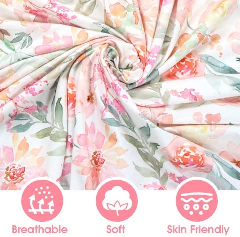 Crib Sheets for Girls - Watercolor Daila (Pack of 2) Crib Sheets for Girls - Watercolor Daila (Pack of 2)