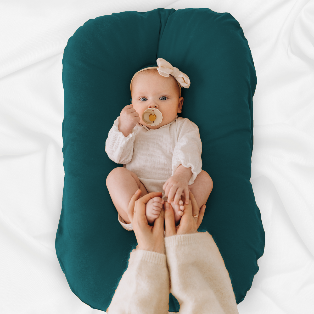 Max&So Baby Lounger Cover for Newborn - Jade