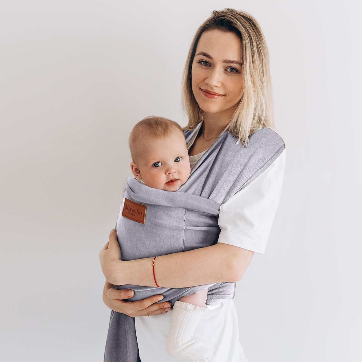 Baby Wrap Carrier - Gray