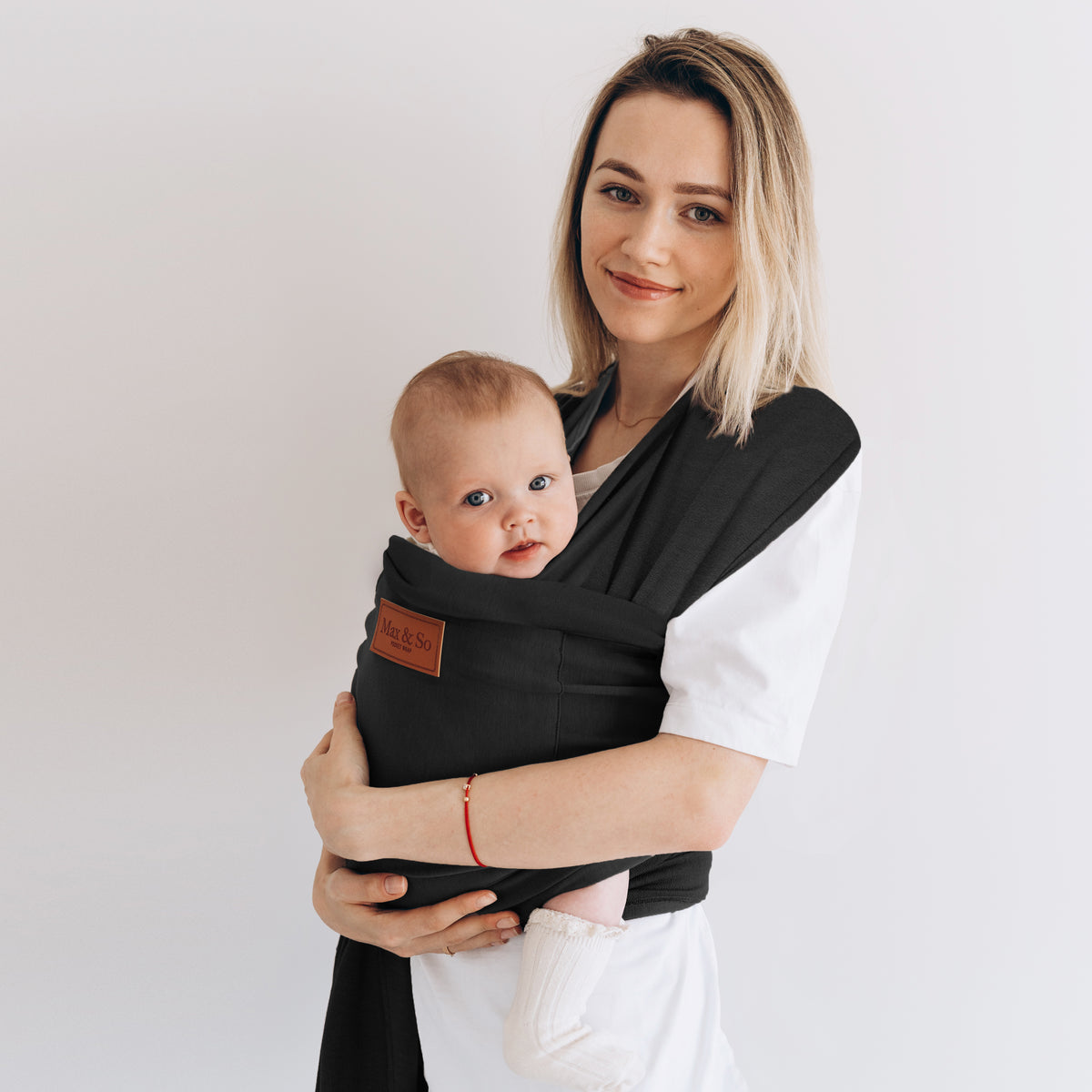 Baby Wrap Carrier Black – Maxnso - Main Image