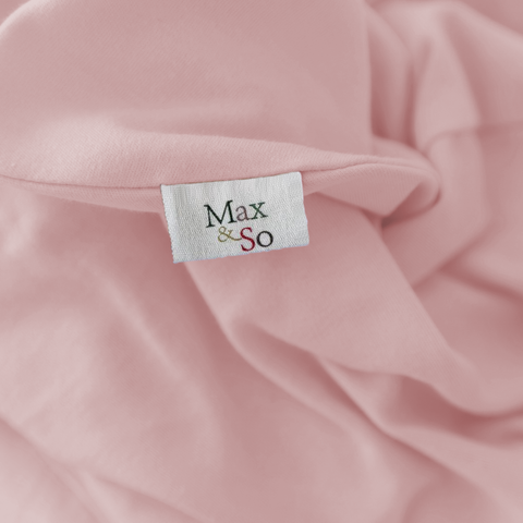 Max&So Baby Lounger Cover for Newborn - Pink (2-Pack)