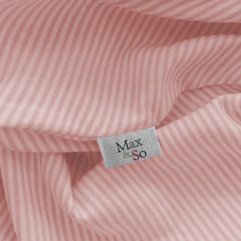 Max&So Baby Lounger Cover for Newborn - Stripe Pink