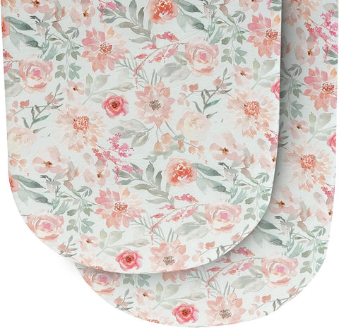 Bassinet Sheets for Baby Girl (Pack of 2)