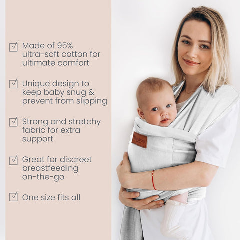 Baby Wrap Carrier - Off-White