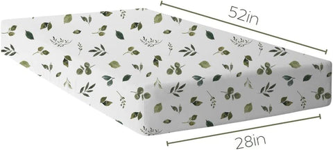 Crib Sheets Set - Basil & Limonade 2 Pack (28.x52)